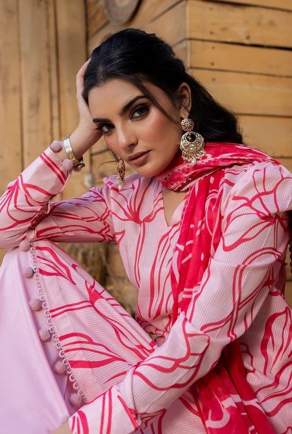 DHANAK 3pc Heavy Embroidered Luxury Collection