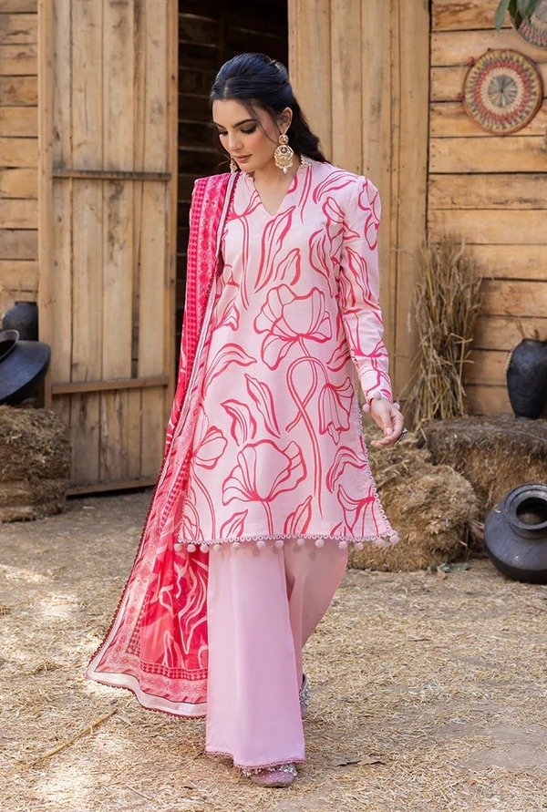 DHANAK 3pc Heavy Embroidered Luxury Collection