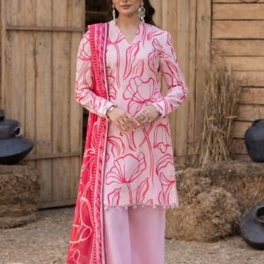 DHANAK 3pc Heavy Embroidered Luxury Collection