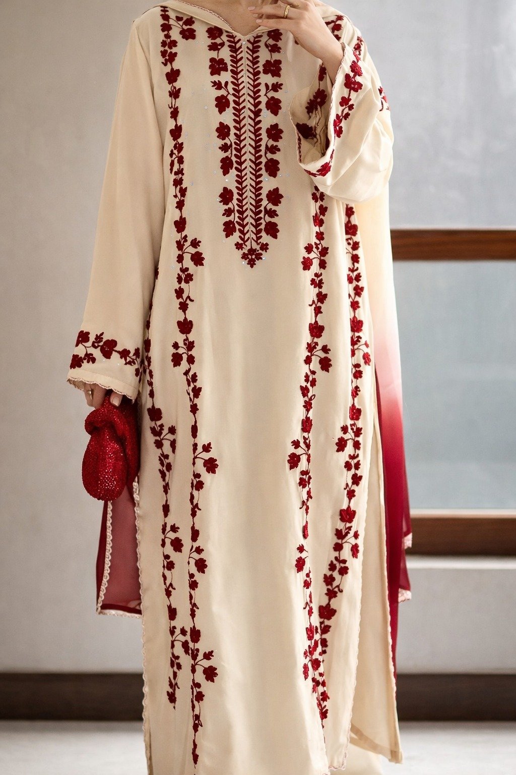 Mix Brands Embroidered Lawn 3-Piece Suit with Digital Diamond & Embroidered Dupatta