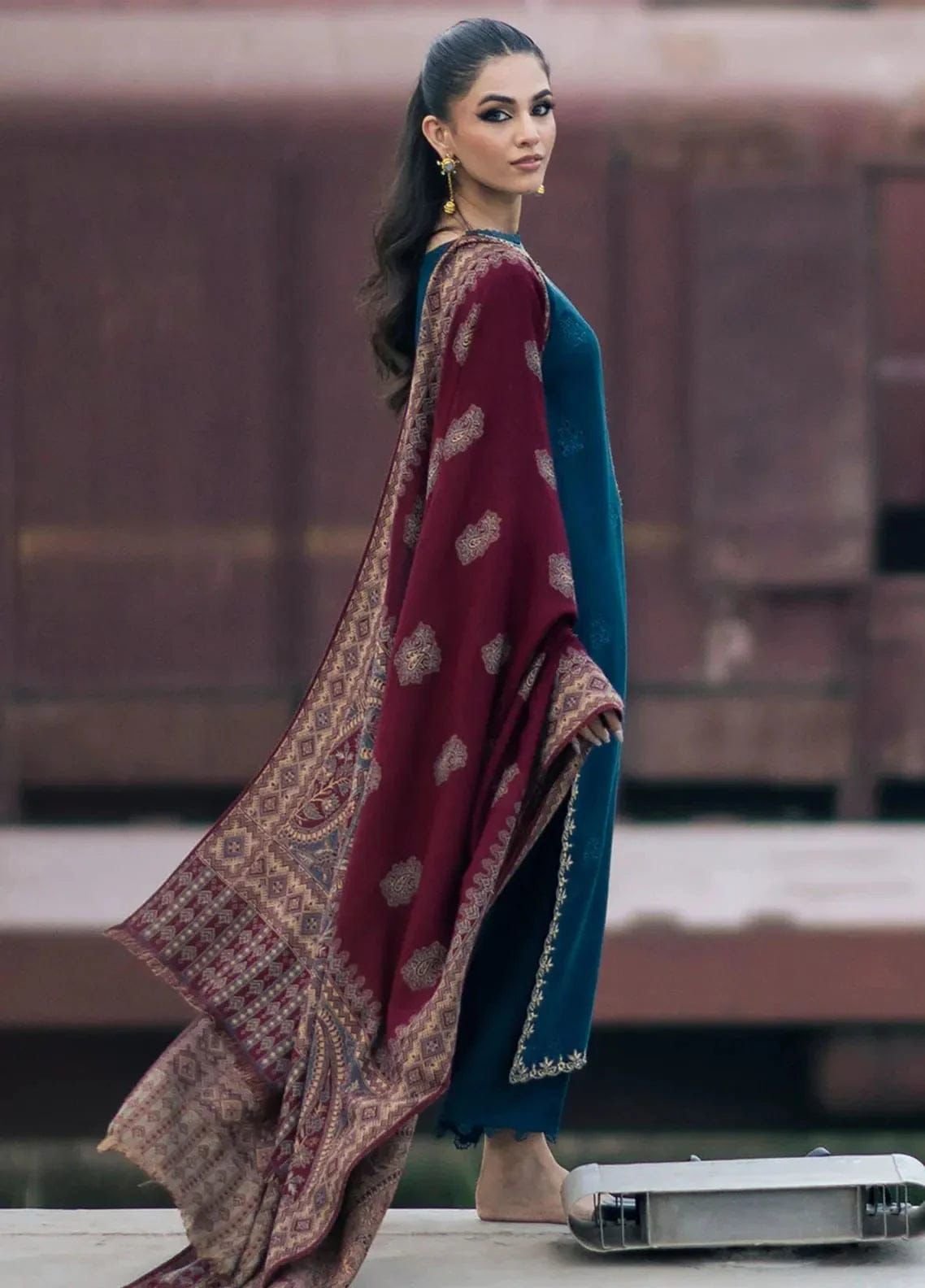 Eid Collection 2026 | Luxury Self-Printed Lawn 3PC Suit (Airjet Fabric)