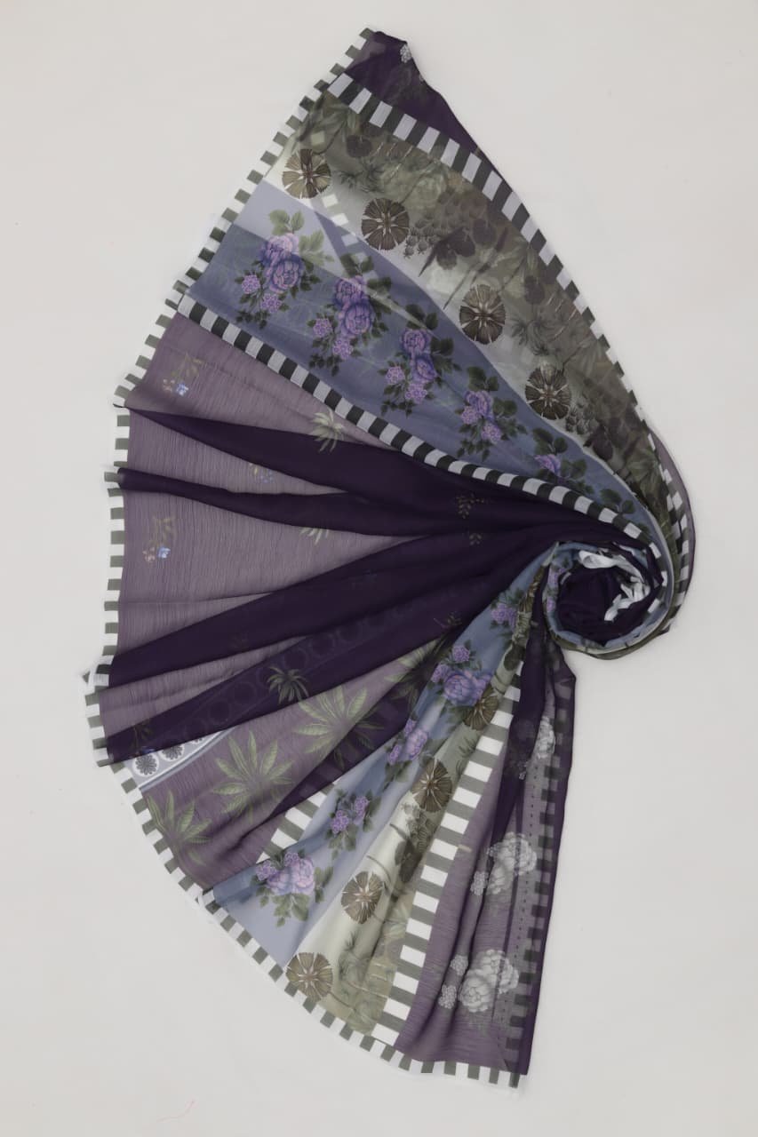 Elegant Lawn Printed 3-Piece Suit with Heavy Embroidery | Cash on Delivery Available