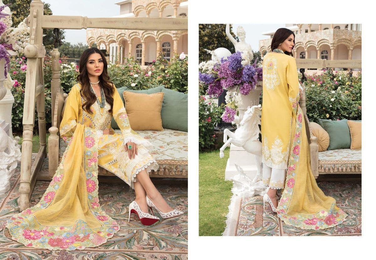 Crimson Luxury Chikankari Cotton Suit with Heavy Embroidery & Organza Dupatta