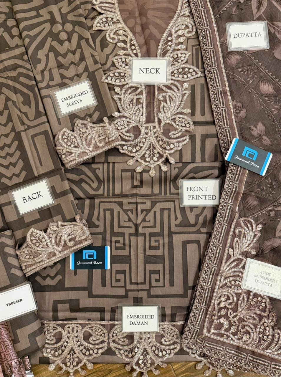 Print Lawn Collection 2025 – Most Hit Design with Heavy Spangle Embroidery (Article MPT-2703 A/B)