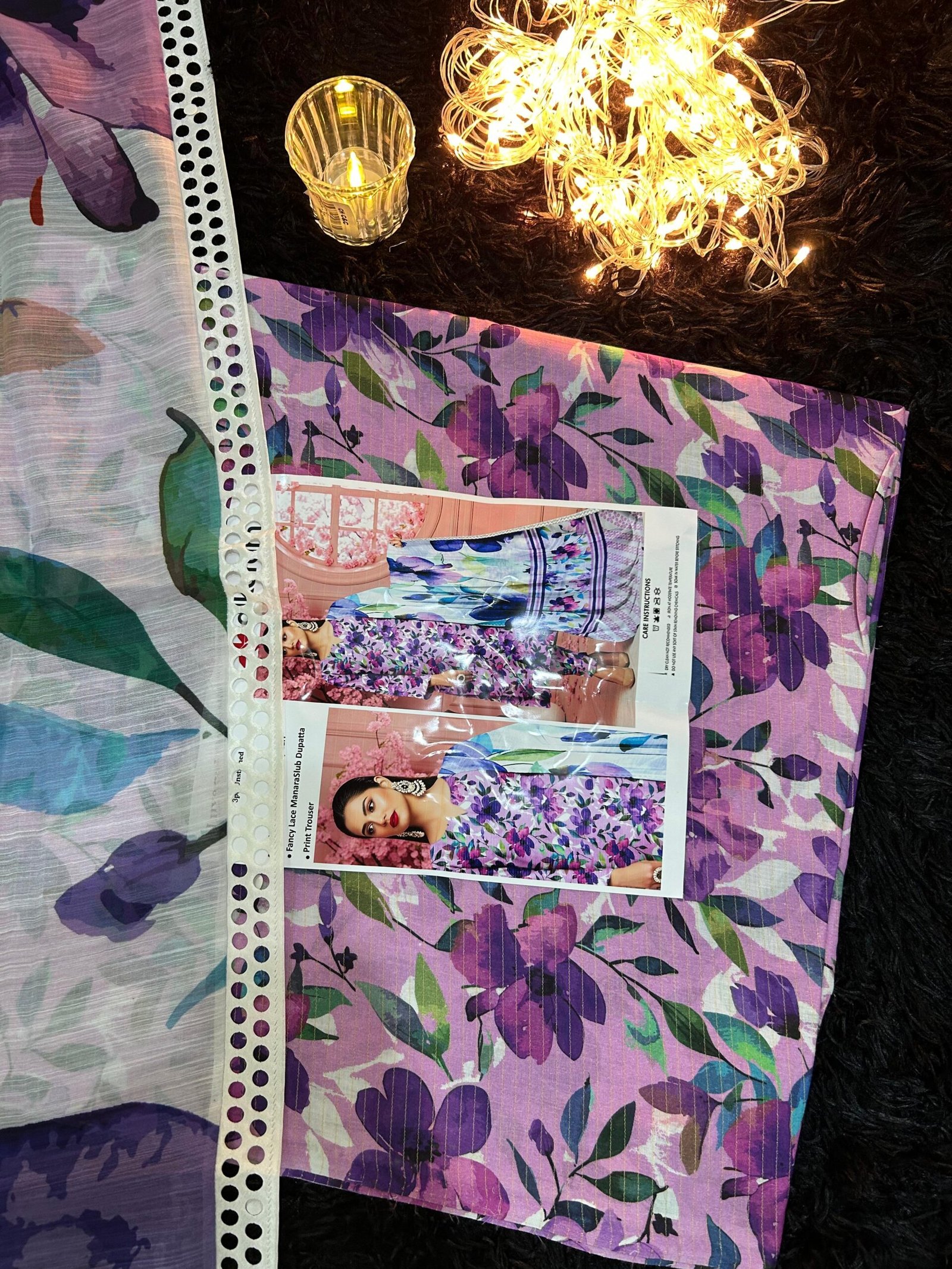 Summer Collection 2026 – 3Pc Printed Lawn Suit with Embroidered Patches & Digital Chiffon Dupatta