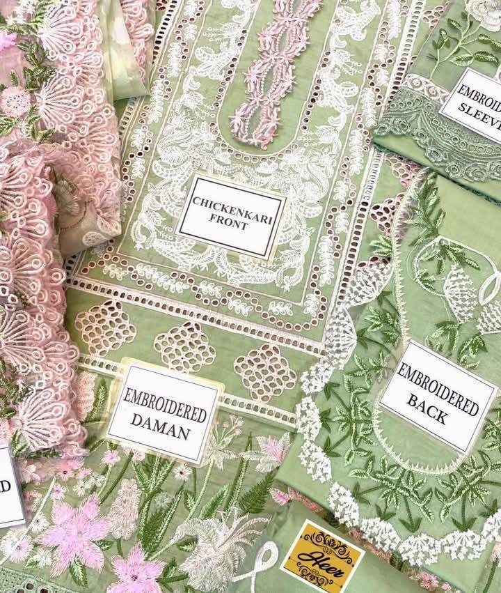 ✨ Chikankari Embroidered Lawn Suit – Premium Collection ✨