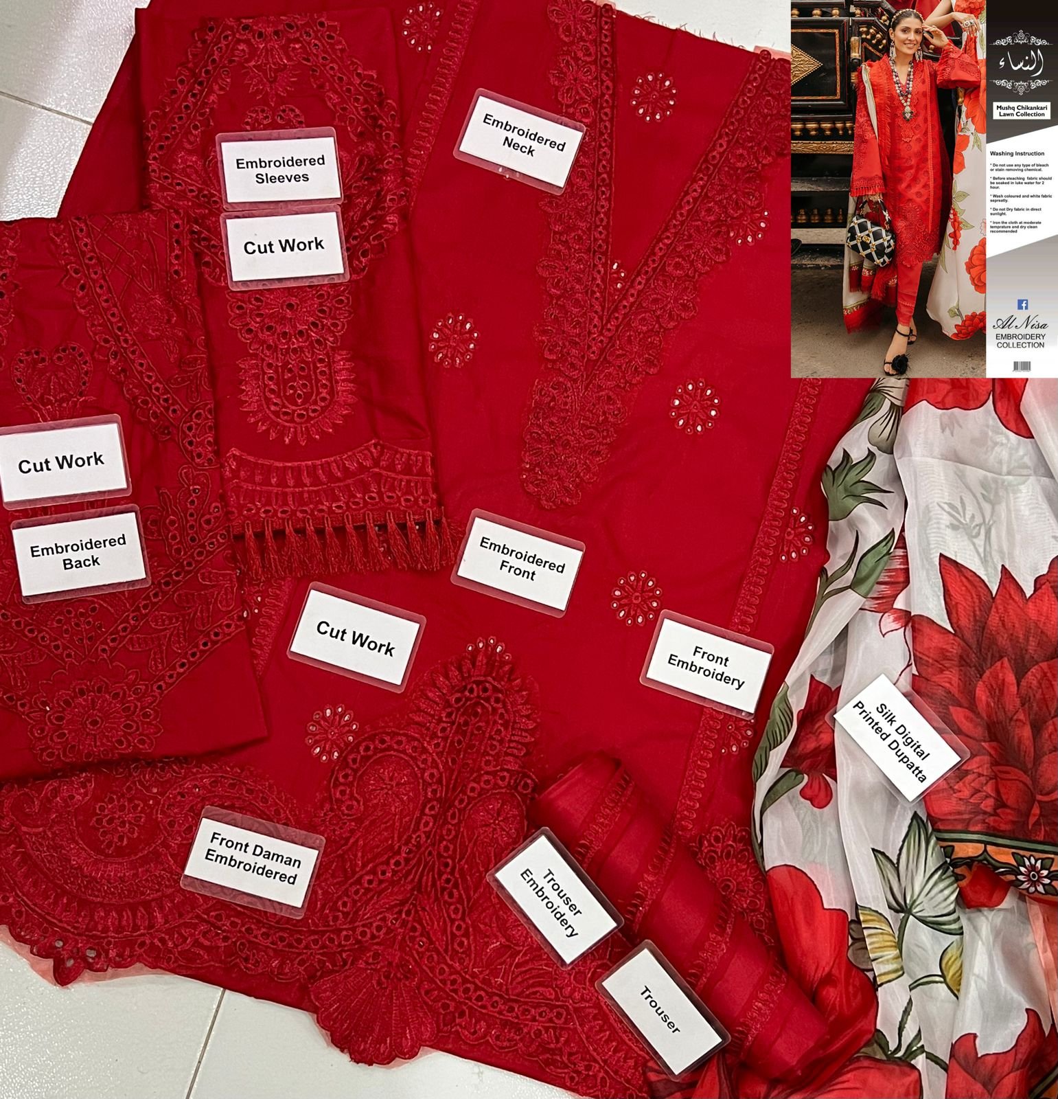 Valentina MSL04-22 – Premium Chikankari Embroidered Lawn Suit with Silk Digital Dupatta