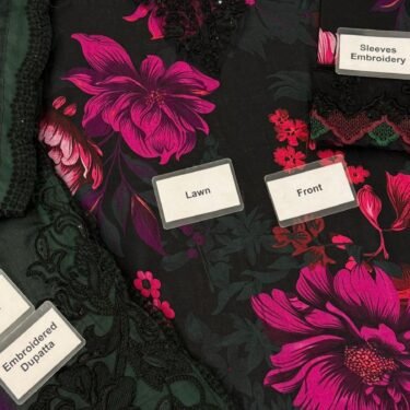 Iznik UE-339 Lawn 3PC Suit – Chiffon Embroidered Dupatta | AF TEX Embroidery Collection (Wholesale)