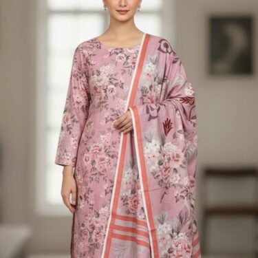 Mix Brand Digital Printed Lawn 3PC Suit – 90/70 Premium Summer Collection | Soft & Fine Quality