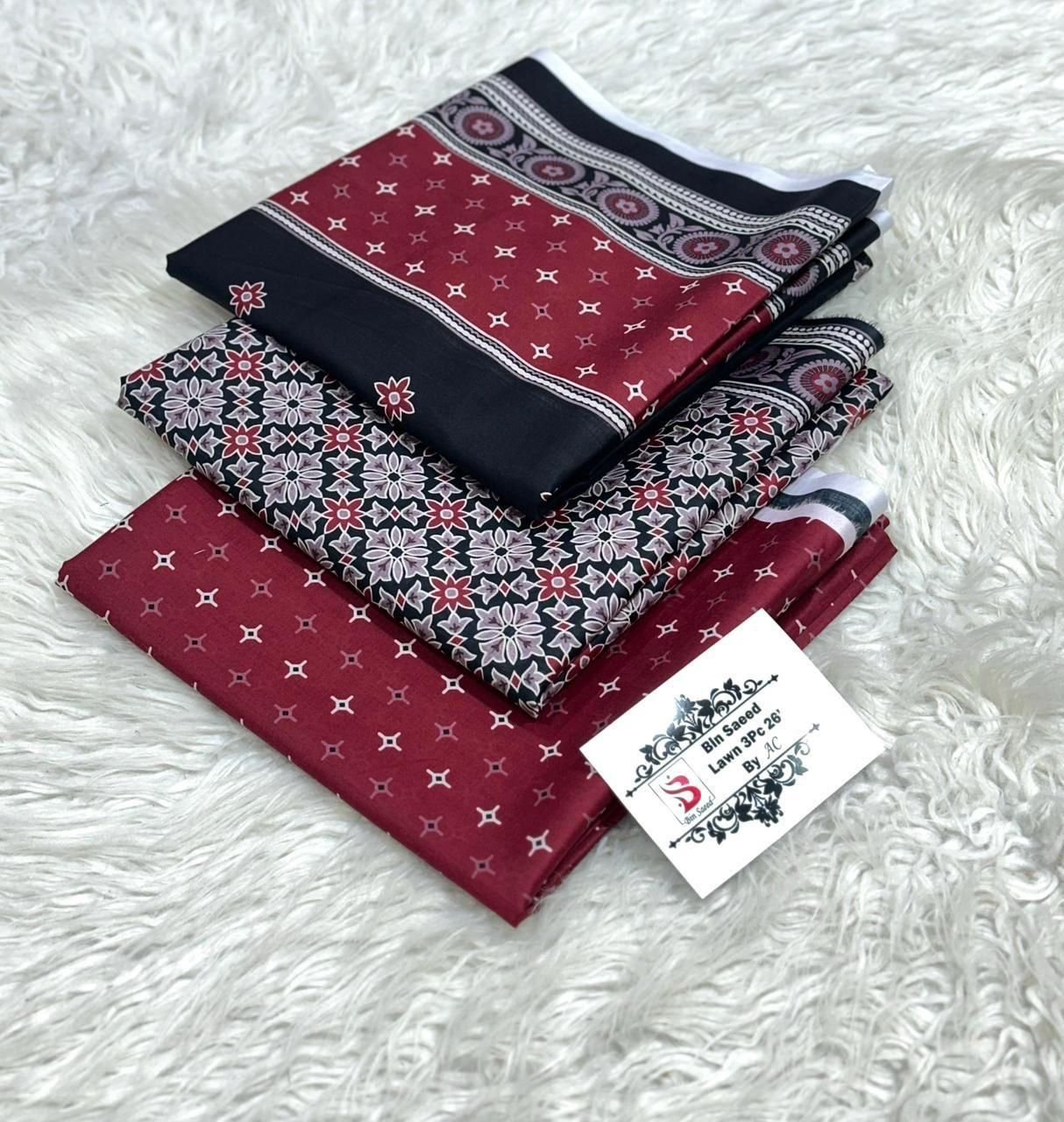 Mix Brand Digital Printed Lawn 3PC Suit – 90/70 Premium Summer Collection | Soft & Fine Quality