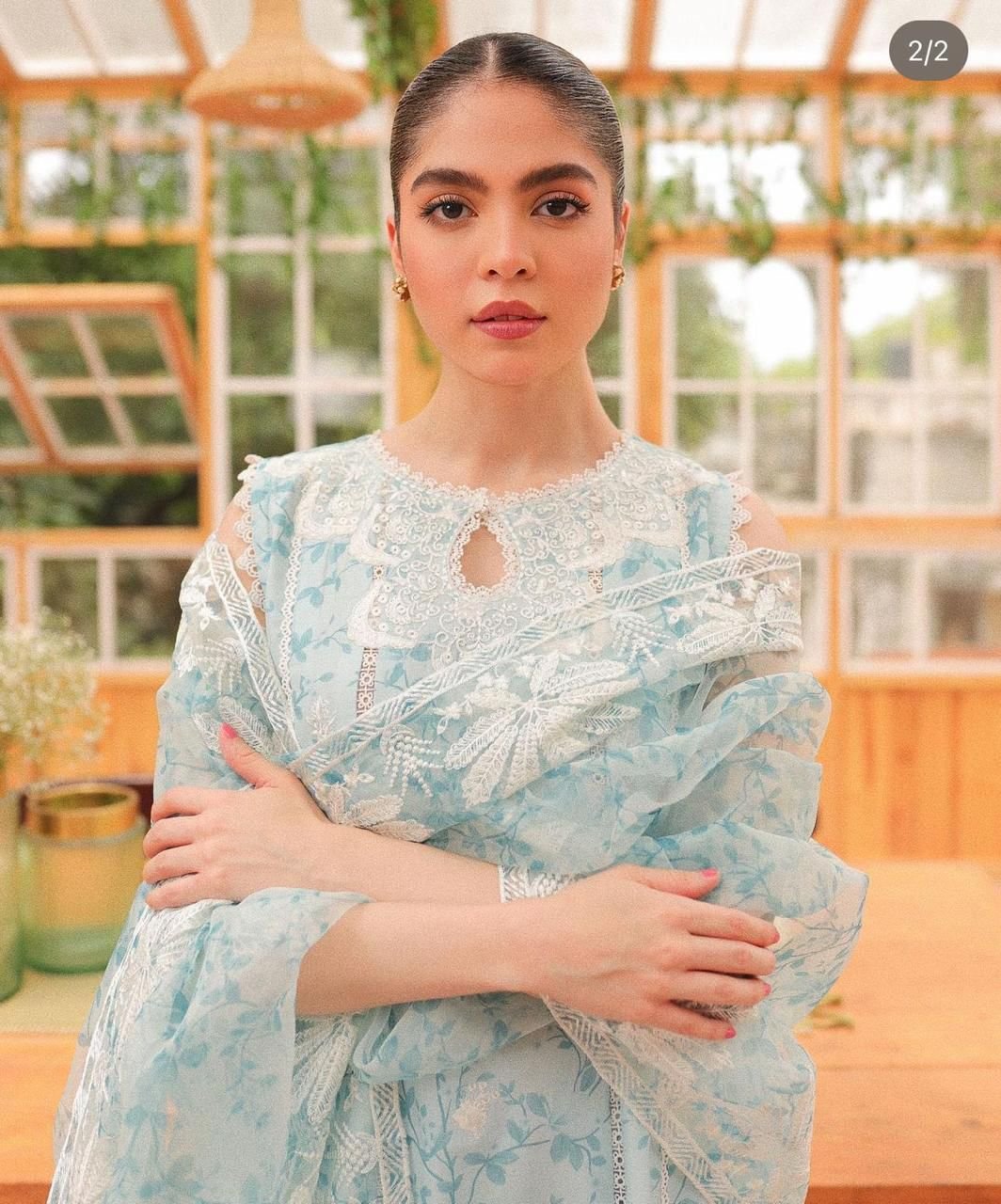 Summer Collection 2026 Premium Embroidered Lawn 3PC Suit with Ready-To-Wear Digital Chiffon Dupatta