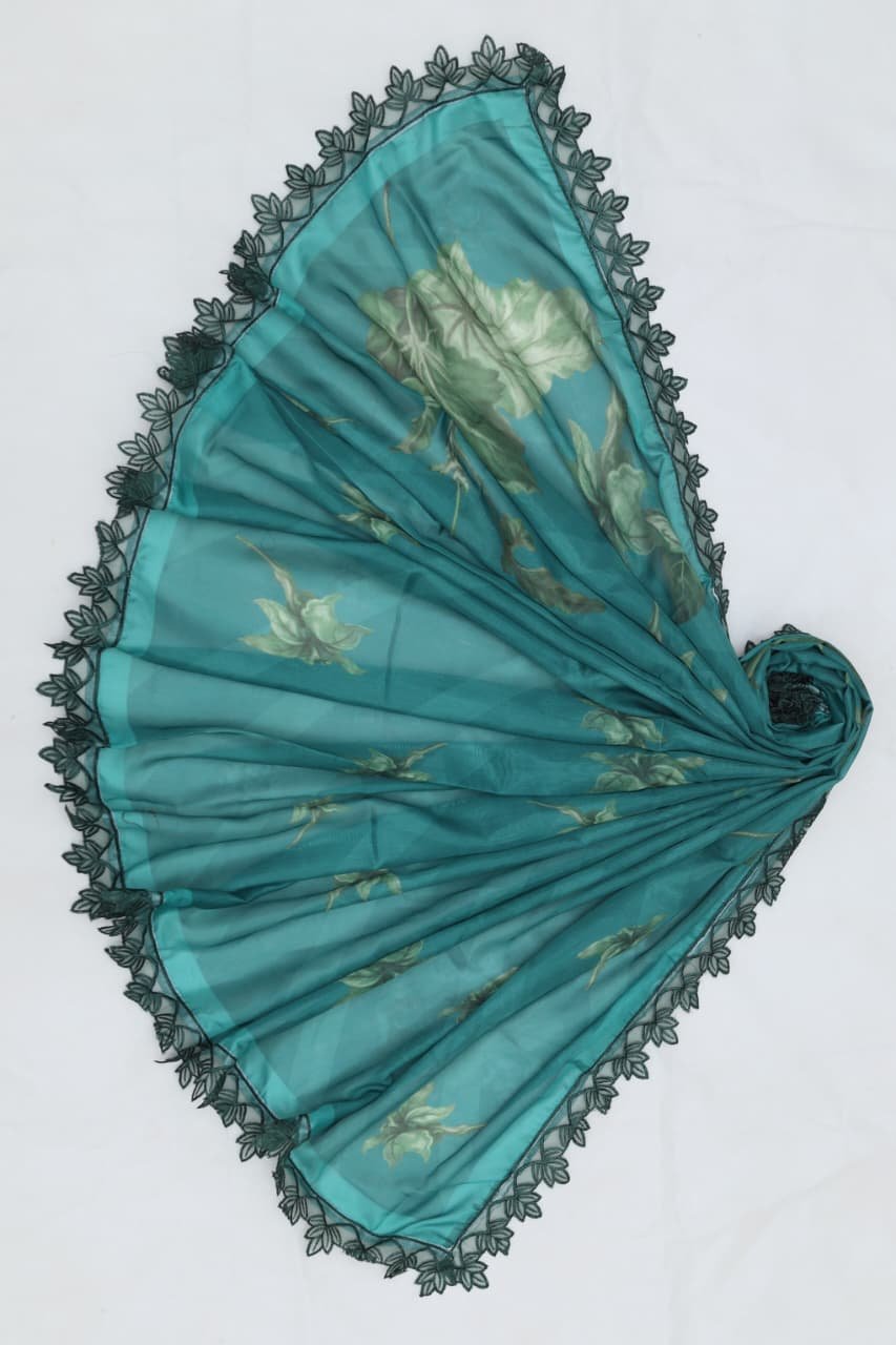 Summer Collection 2026 Embroidered Lawn 3PC Suit with 4-Side Embroidered Chiffon Dupatta – Premium Edition