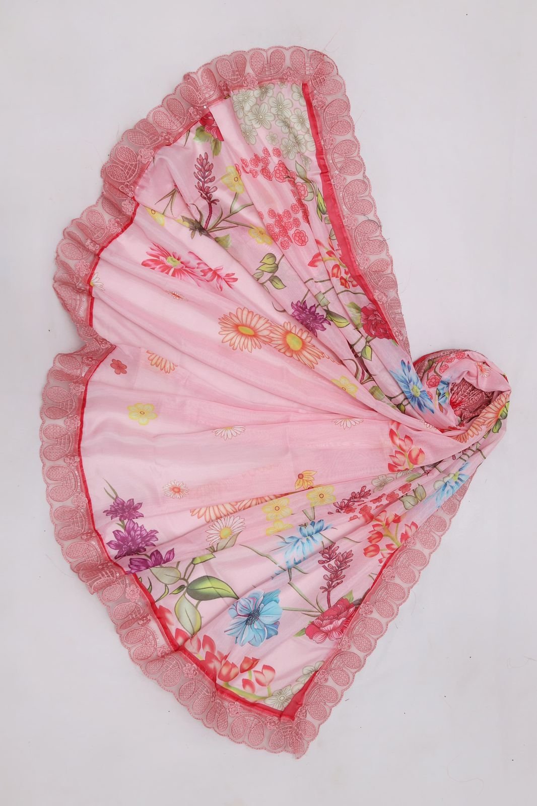 Premium Lawn 3PC Suit – Embroidered Front with Swiss Voil 4-Side Emb Dupatta