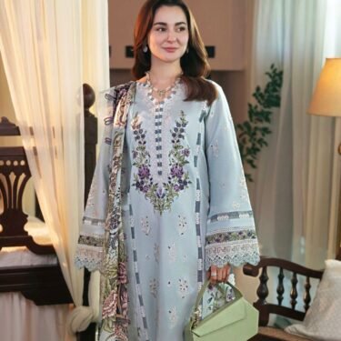 Mix Brands Lawn 3PC Chikankari Embroidered Suit – Tarkashi Diamond Dupatta