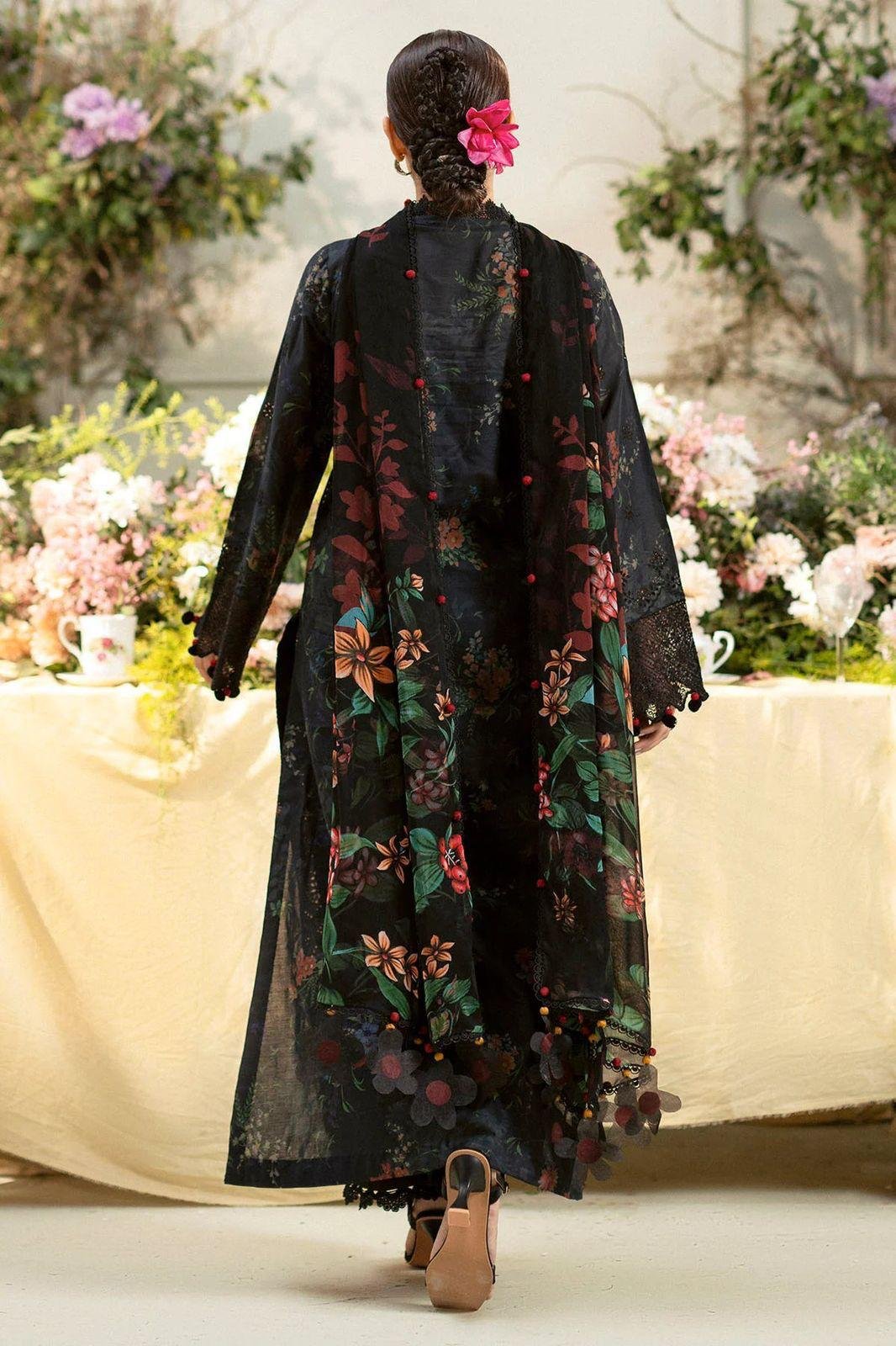 Bold Black Elegance – Luxury Lawn 3PC